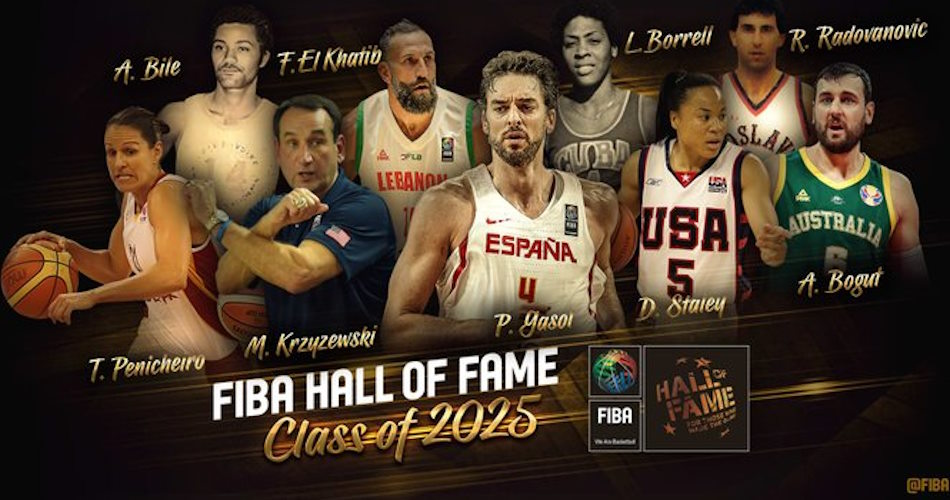 FIBA Hall of Fame: Η τάξη του 2025!