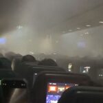 Τρόμος σε αεροπλάνο, γέμισε καπνούς η καμπίνα (vid)