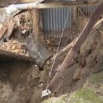 Η κακοκαιρία… έριξε σπίτι στην Καλαμάτα (vid)
