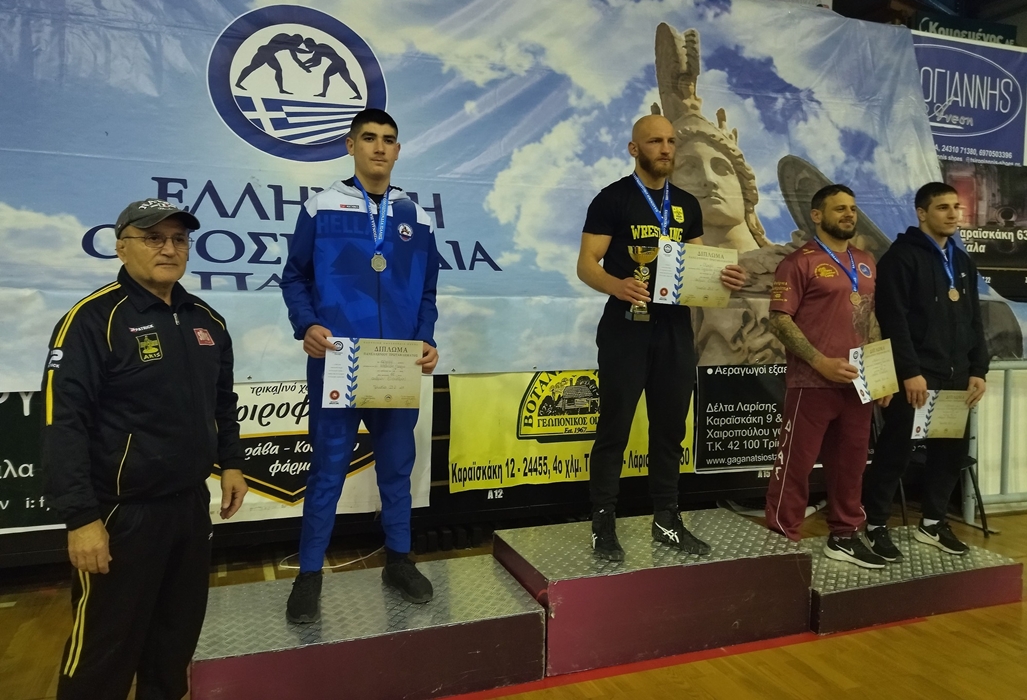 Πάλη: Χρυσό για Σιγγιρίδη και αργυρό για Πάνου στο Πανελλήνιο Πρωτάθλημα (pics)