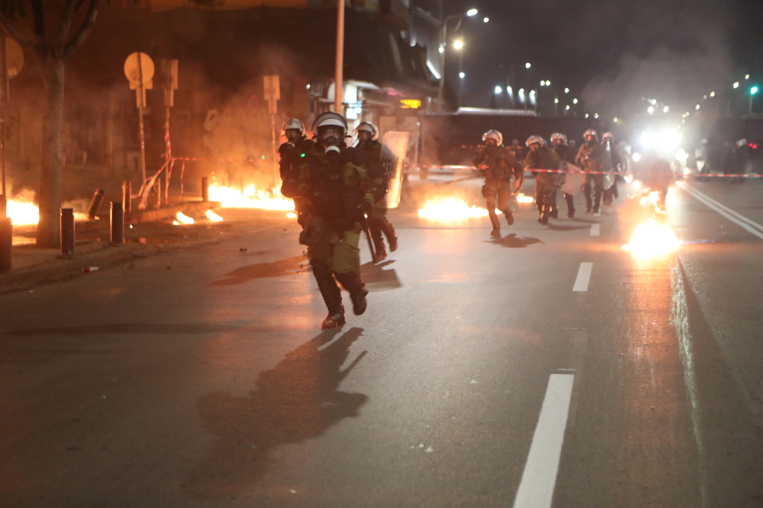 Επεισοδιακή νύχτα στη Θεσσαλονίκη