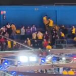 Αποχώρησαν από το γήπεδο οι οπαδοί της Μπαρτσελόνα, μετά από επεισόδια με κόσμο της Ζάλγκιρις (vid)