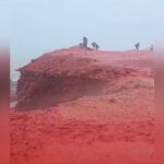 Οι εντυπωσιακοί… κόκκινοι καταρράκτες του Ιράν