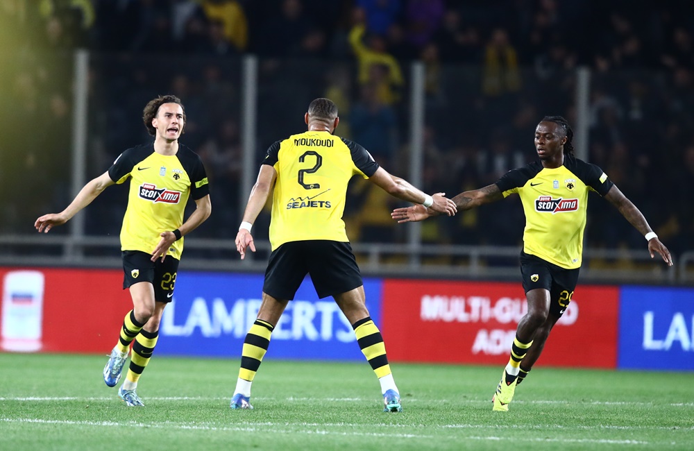 H AEK 1-0 στο ημίχρονο τον Ολυμπιακό (vid)