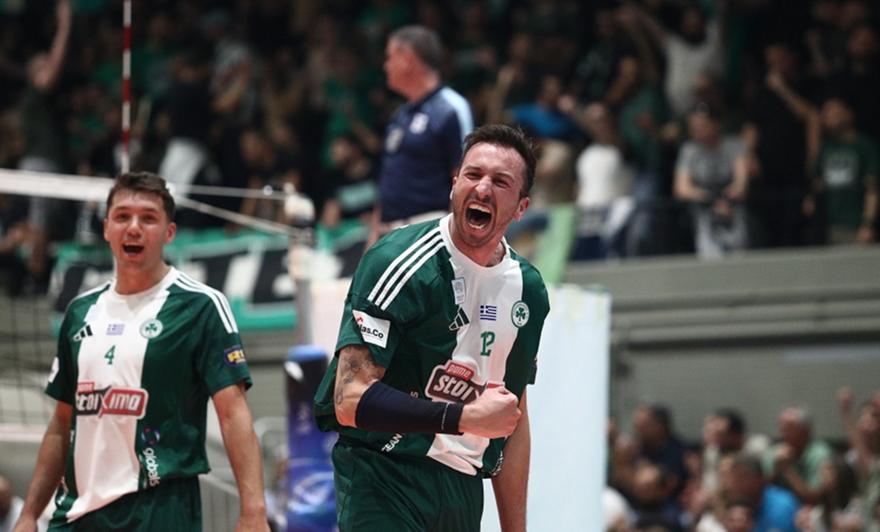 Ο Παναθηναϊκός 1-0 τον Ολυμπιακό στην Volley League (vid)