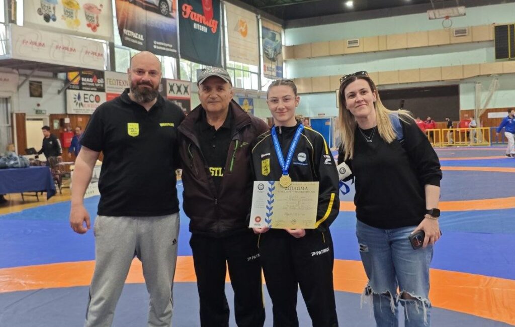 Πάλη: «Χρυσή» η Πάνου του ΑΡΗ στο Πανελλήνιο Πρωτάθλημα Ελευθέρας U20