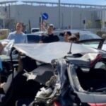 Bίντεο-ντοκουμέντο από την στιγμή της σύγκρουσης του ΙΧ με το τρένο (vid)