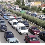 Περιφερειακός Θεσσαλονίκης: Καραμπόλα έξι οχημάτων και ουρά χιλιομέτρων