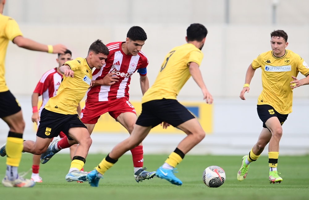 Πρωτάθλημα Κ19: Ήττα για τον ΑΡΗ με 2-0 από τον Ολυμπιακό