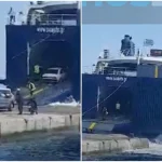 Σοκ στην Αλόννησο: Έσπασε ο κάβος πλοίου εν ώρα επιβίβασης! (vid)
