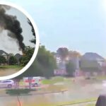 Τρομερές εικόνες: Κεραυνός βάζει φωτιά σε σπίτι! (vid)