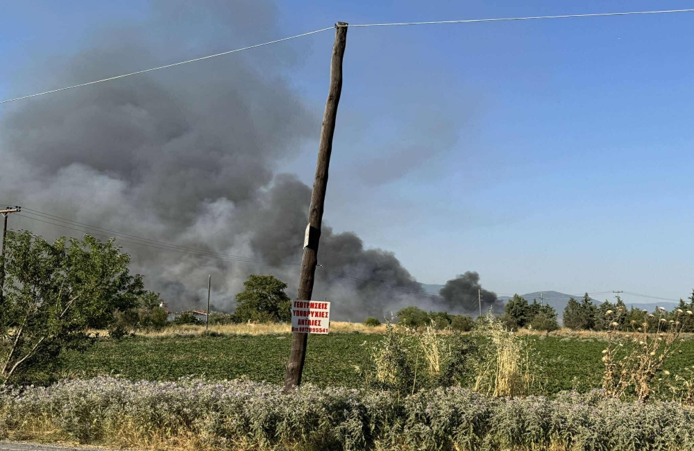 Θεσσαλονίκη: Φωτιά στον οικισμό Τσαΐρια στη Περαία (vids)