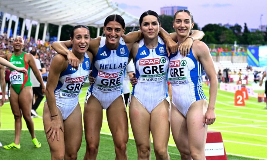 Μαδρίτη 2025: Εξαιρετικές κούρσες στα 4Χ100 Ανδρών και Γυναικών (vids)