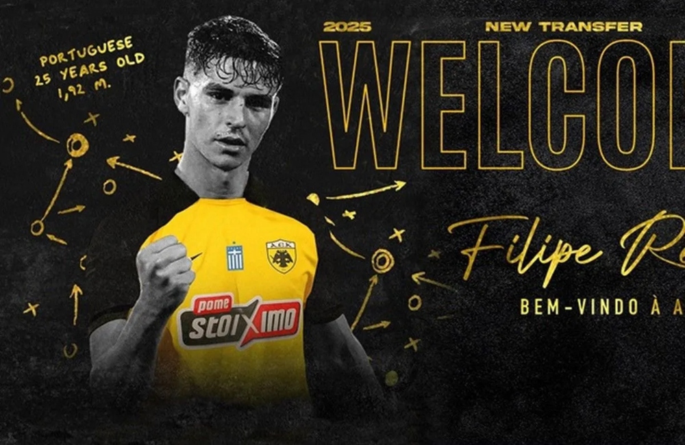 Η ΑΕΚ ανακοίνωσε τον Φιλίπε Ρέλβας