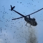 ΗΠΑ: «Έβρεξε» δολάρια από ελικόπτερο στο Ντιτρόιτ (vid)