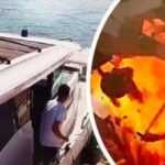 Σοκαριστικά πλάνα από έκρηξη ταχύπλοου με δυο επιβαίνοντες (vid)