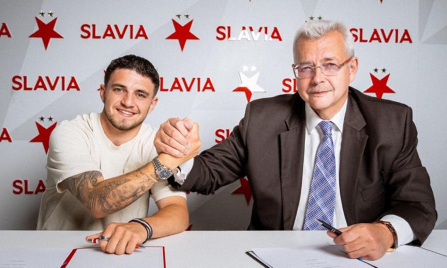 Ζαφείρης μέχρι το 2028 στη Σλάβια Πράγας: «Νιώθω σαν στο σπίτι μου» (vid)