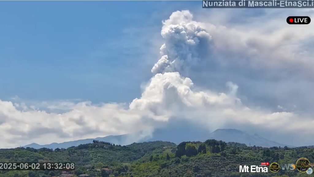 Ενεργή ξανά η Αίτνα, τρέχουν να σωθούν οι τουρίστες – LIVE εικόνα (vid)