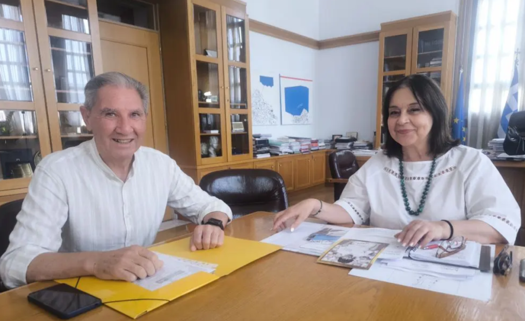 Καλαμαριά: Συνάντηση Αράπογλου με τον Συμπαραστάτη του Πολίτη της Περιφέρειας Ντίνο Κούη