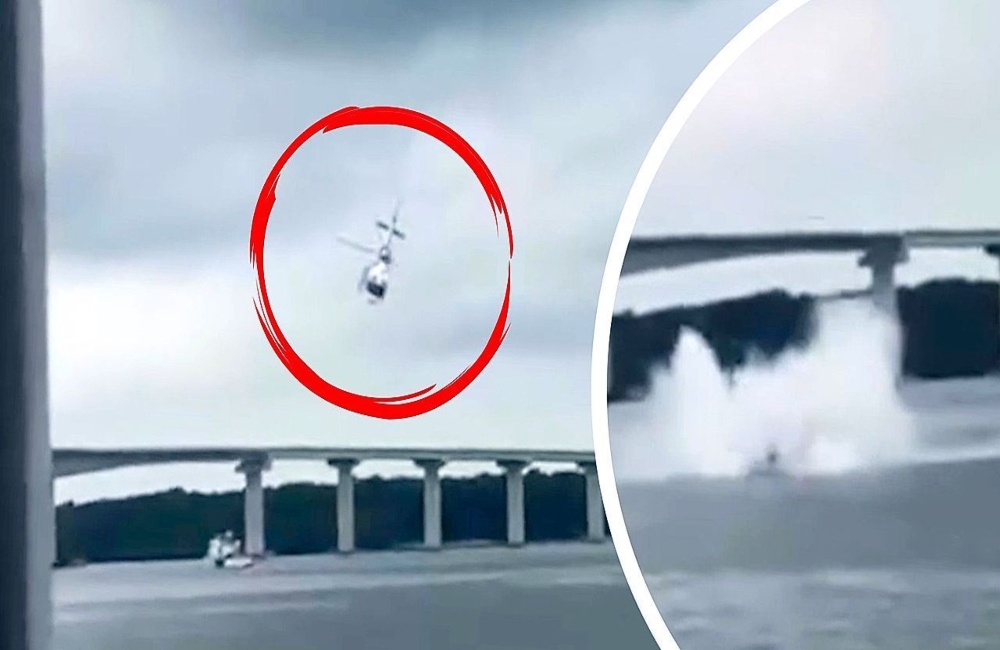 Δραματική διάσωση επιβατών ελικοπτέρου που συνετρίβη στην θάλασσα (vid)