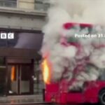 Πανικός στο Λονδίνο, τυλίχθηκε στις φλόγες διώροφο λεωφορείο! (vid)