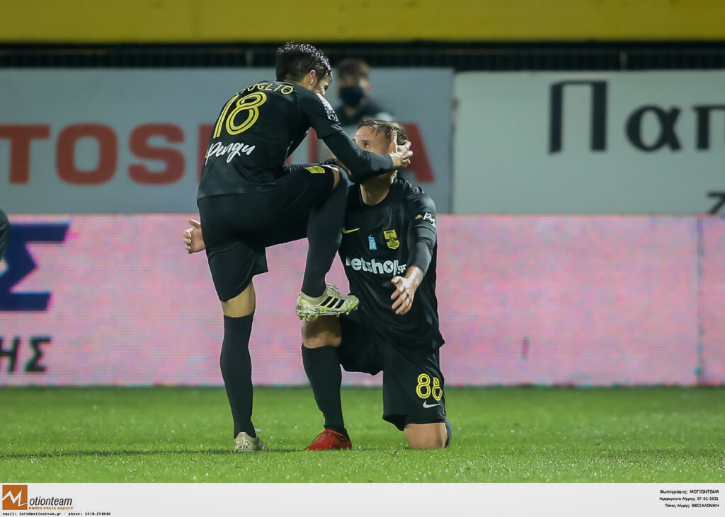 ΑΡΗΣ-Βόλος 2-0, με γκολάρες από Σάσα και Μπερτόγλιο (vid)