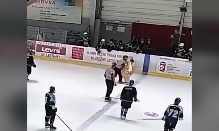 «Ντου» μάνας με βρισιές και χειρονομίες σε αγώνας χόκεϊ… για χάρη του γιου της (vid)