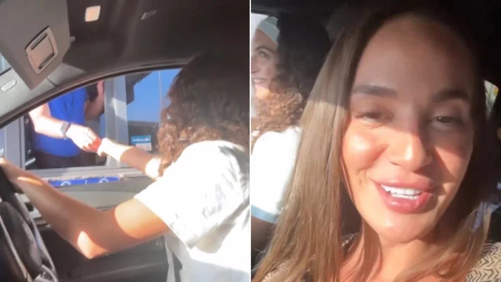 Η Ρία Ελληνίδου… κέρασε διόδια (vid)
