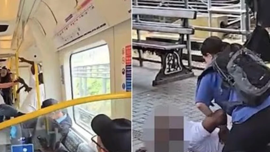 Άγριο ξύλο στο μετρό του Λονδίνου! (vid)