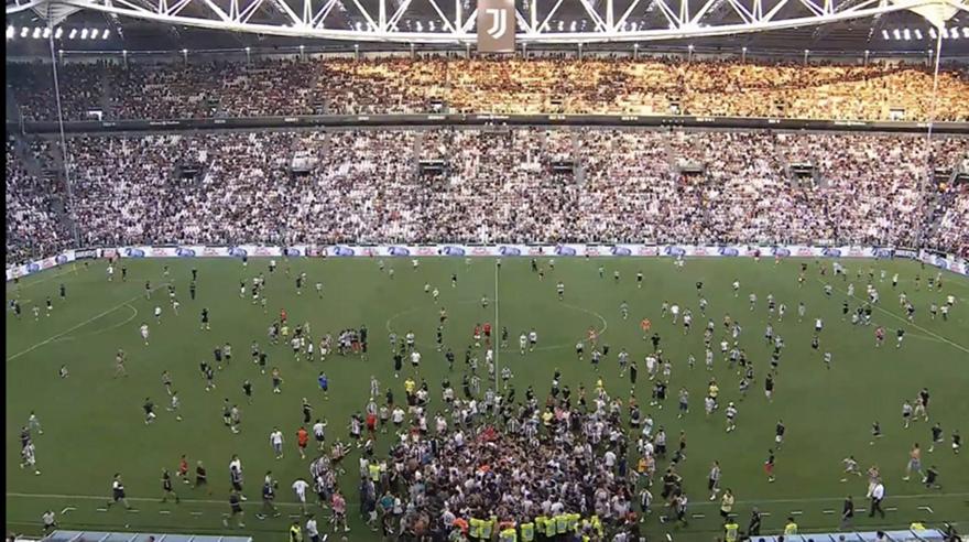 Το φιλικό της Γιουβέντους διεκόπη λόγω… ντου (vid)