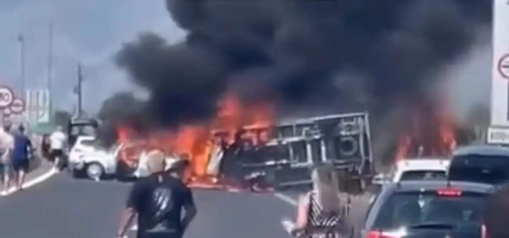 Εγνατία Οδός: Ετσι έγινε η φονική καραμπόλα (vid)