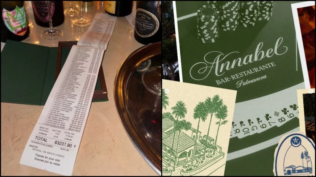 Μυστήριο με την απόδειξη 63.000 ευρώ σε εστιατόριο στην Μαγιόρκα