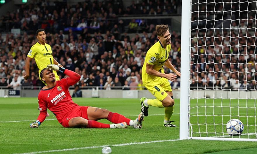 Απίθανη γκέλα του κίπερ της Βιγιαρεάλ και 1-0 η Τότεναμ (vid)