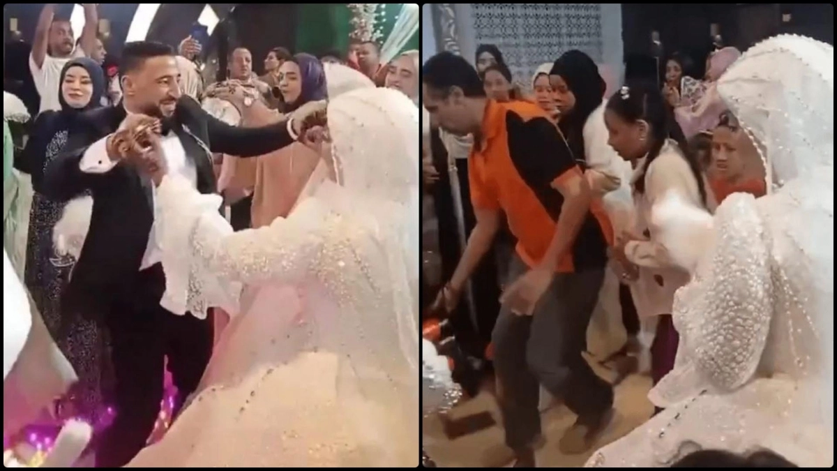 Τραγωδία στην Αίγυπτο: Η στιγμή που γαμπρός καταρρέει στο γλέντι του γάμου του (vid)