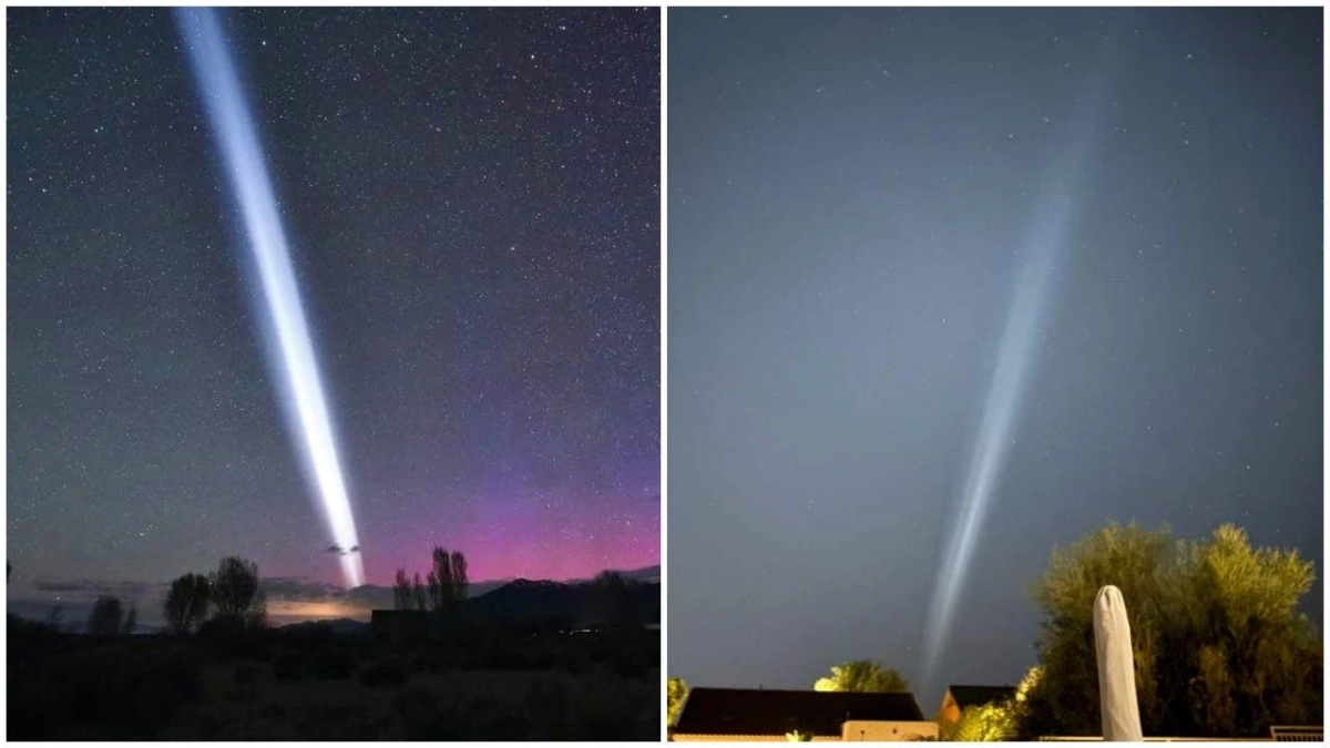 Λευκή λωρίδα φωτός «αναστάτωσε» τον ουρανό των ΗΠΑ: «Έμοιαζε με σέλας» (vid)