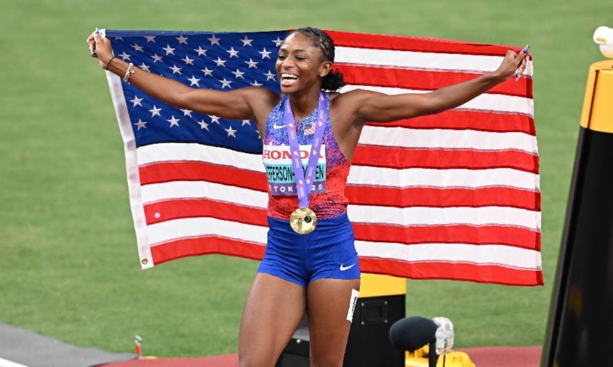 Κυρίαρχη η Τζέφερσον-Γούντεν στα 100 μ. γυναικών με ρεκόρ αγώνων (vid)