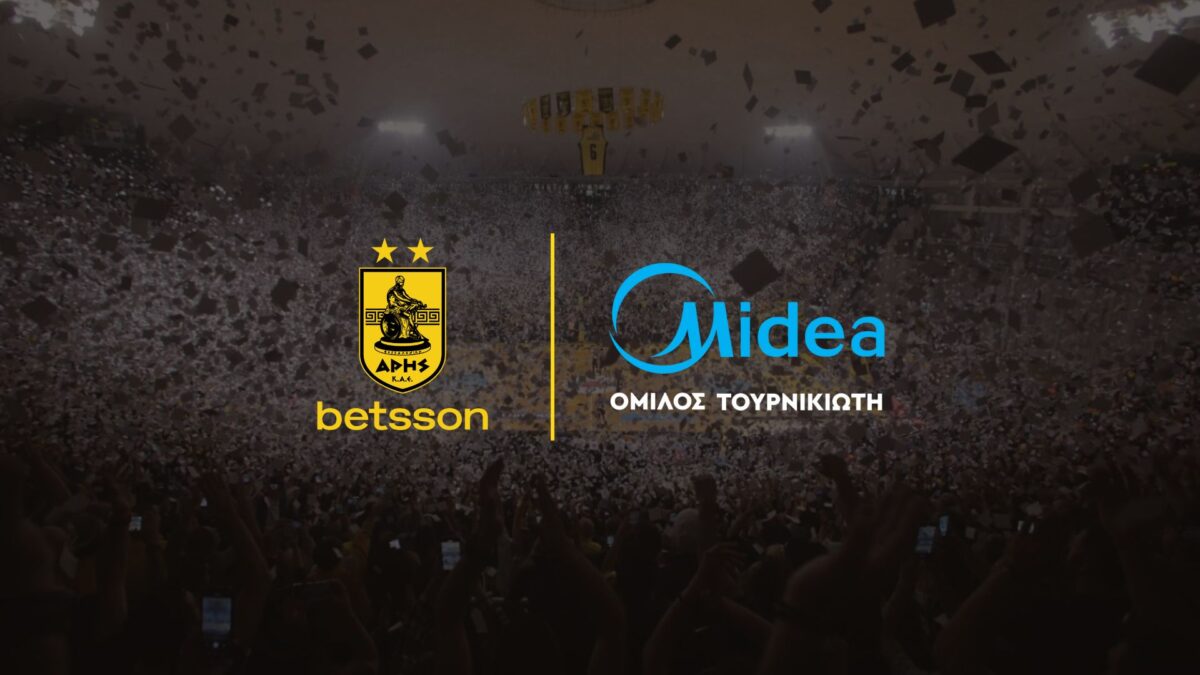 Συνεχίζεται η συνεργασία ΑΡΗ Betsson και Midea BT για 4η συνεχόμενη χρονιά