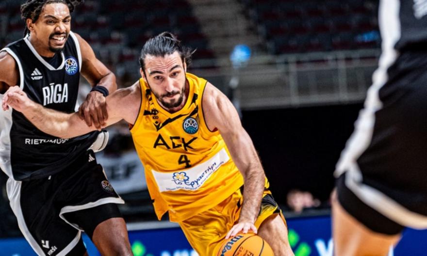 «Διπλό» της ΑΕΚ στην Ρίγα (vid)