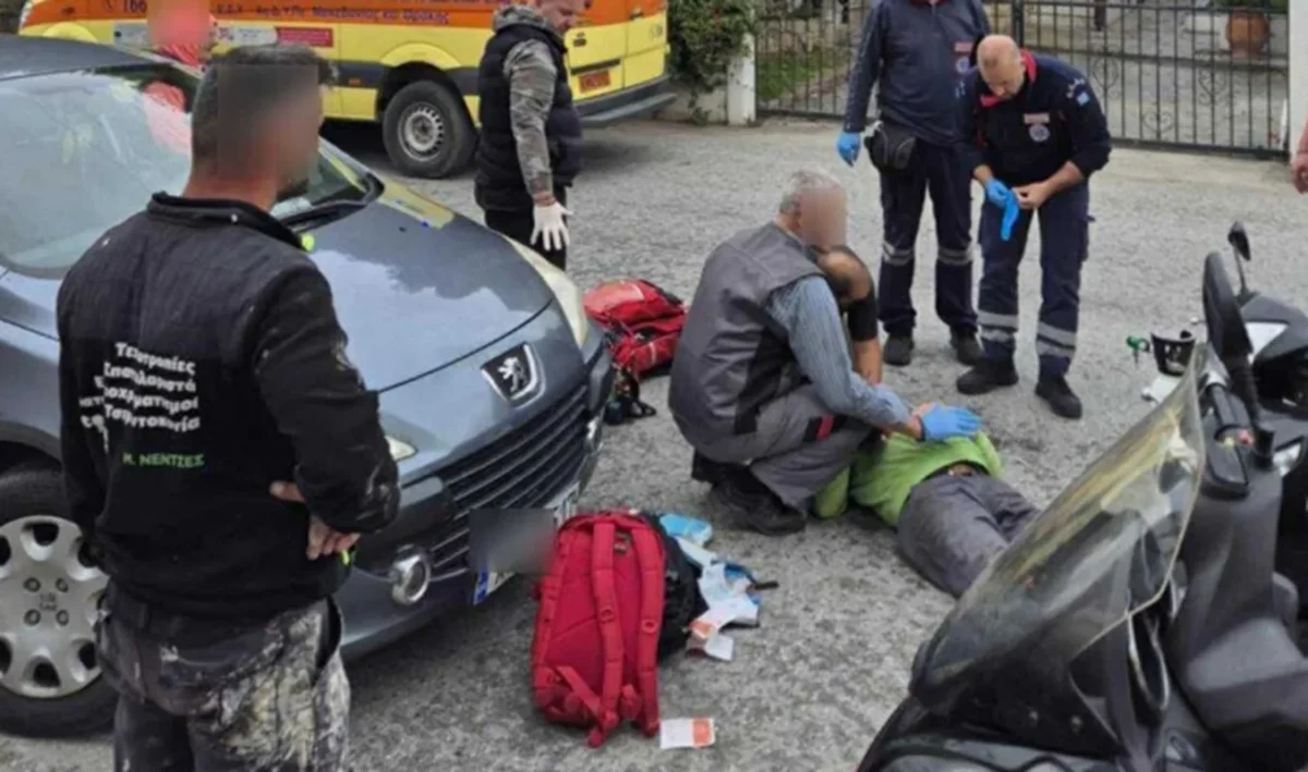 Χαλκιδική: Τροχαίο στη Φούρκα με έναν τραυματία