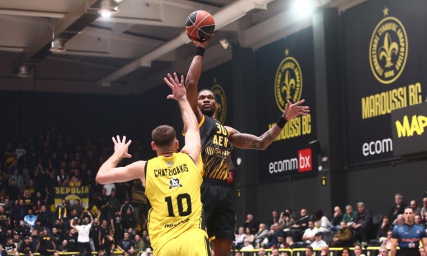 «Διπλό» η ΑΕΚ στο Μαρούσι (vid)