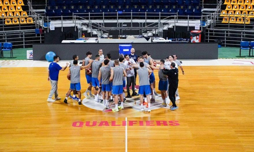 Με 14 παίκτες ξεκινησε η Εθνική για το «παράθυρο» του FIBA World Cup 2027