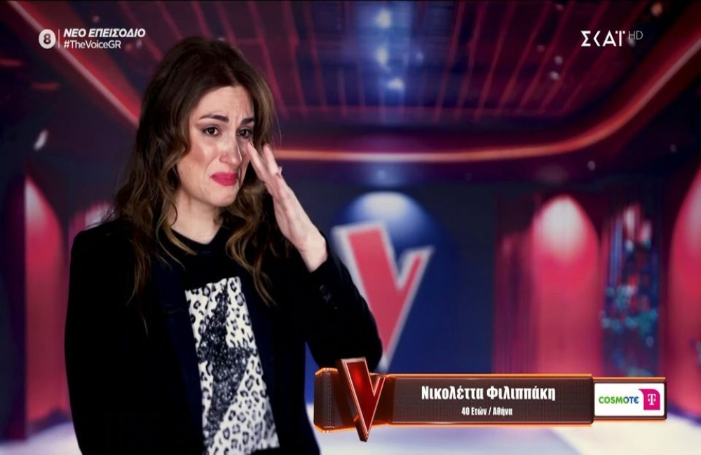 The Voice – Ξέσπασε σε κλάματα στην κάμερα (vid)