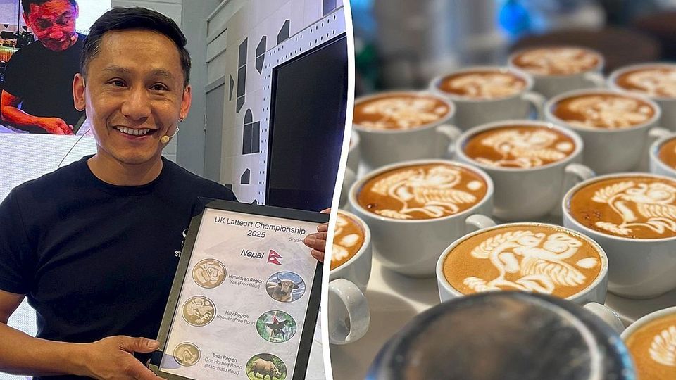 Ο barista που «ζωγραφίζει» στον καφέ (vid)