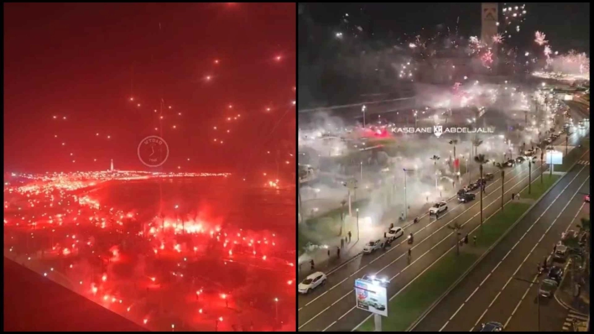 Αδιανόητο διπλό pyro show των Winners της Wydad Casablanca! (vid)