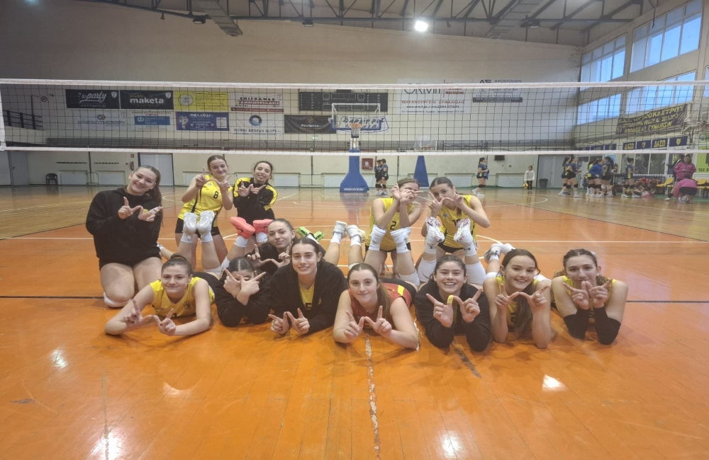 Βόλεϊ Κορασίδων: Πέρασε νικηφόρα από την έδρα του ΔΑΣΩ ο Αρης 0-3