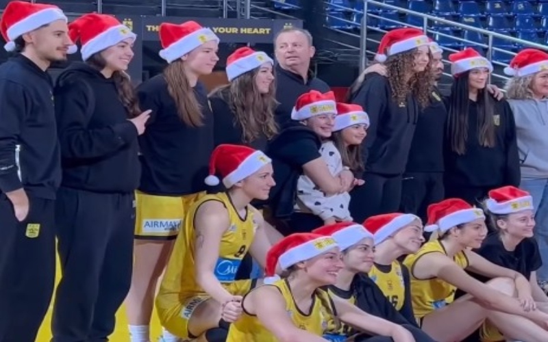 Μπάσκετ Γυναικών: Τα… Χριστούγεννα στην προπόνηση του ΑΡΗ Midea (vid)