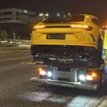 Τύπος παράτησε την Lamborghini σε στάση για να… αποφύγει το μπλόκο (vid)