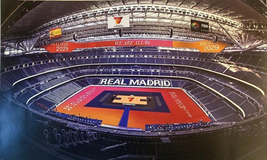 Εντυπωσιακό σχέδιο για την πρεμιέρα του Ευρωμπάσκετ 2029 στο «Μπερναμπέου»