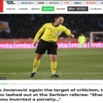 Πρώτο θέμα στη Σερβία τα διαιτητικά «όργια» της Τούμπας!