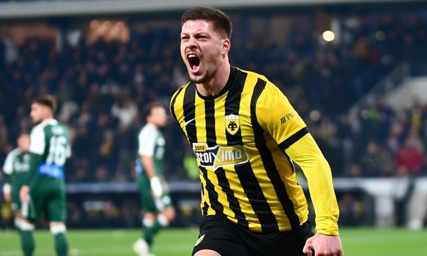 «Καρέ» από Γιόβιτς και η ΑΕΚ διέσυρε τον Παναθηναϊκό με 4-0 (vid)